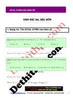 Câu hỏi TN môn toán 12   chương i   hàm số   GTLN,GTNN   file word có đáp án và lời giải chi tiết image marked 