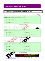 Câu hỏi trắc nghiệm môn toán 12   chương 2   hàm số mũ và logarit   hàm số lũy thừa   mũ   file word có lời giải chi tiết image marked 