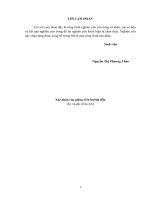 So sánh khả năng sinh trưởng của nấm sò trắng nuôi cấy từ giống dạng dịch thể và giống trên cơ chất thóc tại đồng hới   quảng bình 