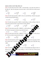 27 bài tập trắc nghiệm vận dụng cao về hình học không gian   DẠNG 4  NÂNG CAO về TRỤ, nón, cầu   file word có lời giải image marked 