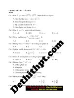 600 bài tập trắc nghiệm mũ   lôgarít có đáp án (phần 1) image marked 