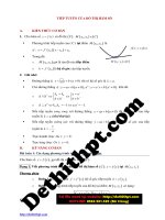 ỨNG DỤNG đạo hàm   TIẾP TUYẾN của đồ THỊ hàm số (lý thuyết + bài tập vận dụng có lời giải)   file word image marked 