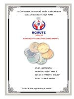 báo cáo thí nghiệm vi sinh