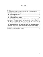 BÀI TẬP THU HOẠCH TRIẾT HỌC CAO HỌC LUẬT K4 KHÁNH HÒA