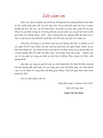 Nghiên cứu vai trò của phụ nữ trong gia đình tại địa bàn xã hồng thủy, huyện lệ thủy, tỉnh quảng bình 