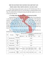MỘT SỐ GIẢI PHÁP CHO TẬP ĐOÀN DẦU KHÍ VIỆT NAM TRONG KHẮC PHỤC KHỦNG HOẢNG GIÁ DẦU GIẢM