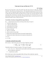   tính toán độ võng của dầm theo TCVN 