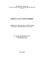    NGHIÊN CỨU MỘT SỐ YẾU TỐ CÔNG NGHỆDÁN MẶT VÁN DĂM BẰNG VÁN LẠNG     