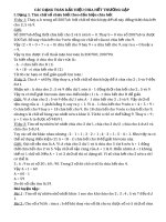 CÁC DẠNG TOÁN dấu HIỆU CHIA hết THƯỜNG gặp