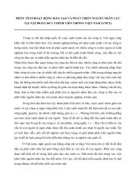 phân tích hoạt động đào tạo và phát triển nguồn nhân lực tại tập đoàn bưu chính viễn thông việt nam (VNPT)