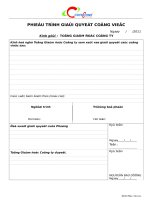 K013  trinh giai quyet cong viec  hành chính xây dựng