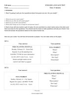 English 6 speaking unit 11 