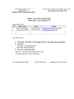 Tìm hiểu công nghệ Struts 1.x và xây dựng demo ứng dụng