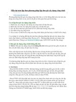 Mẫu dự toán lập theo phương pháp lập đơn giá xây dựng công trình