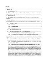 Đề án tình hình phát triển của hoạt động vận tải hàng hóa quốc tế trong ngành dịch vụ logistics tại việt nam