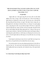Một số giải pháp nâng cao chất lượng công tác tuyển dụng lao động tại công ty đầu tư hạ tầng và đô thị viglacera ( VCI ) 