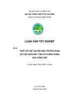 THIẾT KẾ CHẾ TẠO MÔ HÌNH TRUYỀN NHẬN DỮ LIỆU GIỮA MÁY TÍNH VÀ VI ĐIỀU KHIỂN   QUA CỔNG USB 