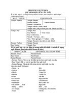 Sự hòa hợp giữa các thì