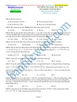 Đề KT HK1 2018 môn Lí Sở GDĐT Khánh Hóa File word Có đáp án Có lời giải chi tiết