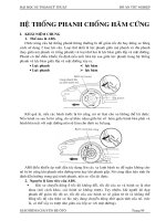 Hệ thống chống bó cứng phanh ABS