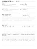 BÀI TẬP CUỐI TUẦN 20