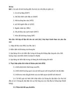 Bài tiểu luận SPSS kèm đề thi và bảng câu hỏi