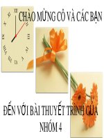 Bài thuyết trình: Xác định độ ngọt của hai sản phẩm cocacola va pepsi 