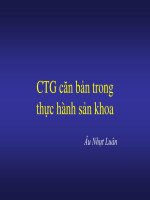 Bài giảng: Căn bản trong thực hành sản khoa