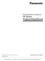 Panasonic FP PLC manual