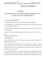 TRẢI NGHIỆM SÁNG TẠO TRONG CHƯƠNG TRÌNH NGỮ VĂN 7 CHỦ ĐỀ “NẾU TÔI LÀ HIỆU TRƯỞNG