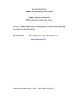 Nghiên cứu xây dựng quy trình giảng dạy các môn kỹ thuật công nghiệp theo định hướng tiếp cận hệ thống