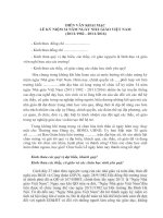 Diễn văn khai mạc lễ kỷ niệm ngày nhà giáo việt nam  20 11 