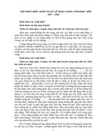 Mẫu bài phát biểu nhân ngày khai giảng năm học mới