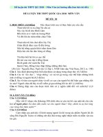 Đề luyện thi THPTQG  2018 môn văn (có hướng dẫn làm bài chi tiết)