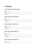 nhập môn lập trình web