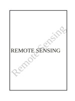 Đề cương ôn thi môn viễn thám