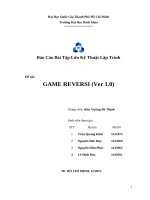 Báo Cáo Bài Tập Lớn Kỹ Thuật Lập Trình