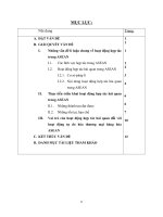 Bình luận hoạt động hợp tác hải quan trong ASEAN dưới các góc độ cơ sở pháp lý; thực tiễn triển khai; vai trò của hoạt động này đối với hoạt động tự do hóa thương mại hàng hóa ASEAN 