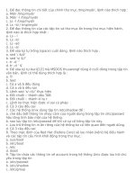 37 câu trắc nghiệm linux 