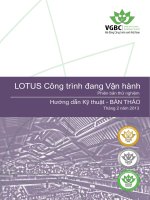 LOTUS nhà ở  Hướng dẫn thiết kế kỹ thuật xây dựng