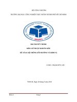 HỆ THỐNG dẫn HƯỚNG và ĐỊNH vị 