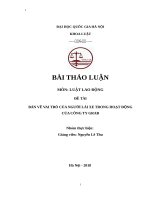 Bàn về vai trò của người lái xe trong hoạt động của doanh nghiệp grab việt nam 