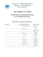 Tìm hiểu thực tế áp dụng pháp luật trong xét xử TCKDTM của tòa án 