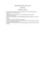 BÀI tập lớn NGUYÊN lý máy – đề c 