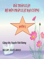 pháp luật đại cương luật thừa kế 