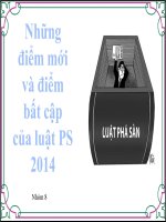 Những điểm mới và điểm bất cập của luật PS 2014 