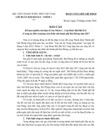 công tác đội và phong trào thiếu nhi thành phố hải phòng năm 2017 