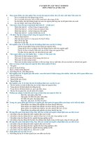 CÂU hỏi ôn tập TRẮC NGHIỆM môn PHÁP LUẬT hệ CND 