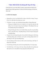 7 bước thiết kế kết cấu khung bê tông cốt thép 