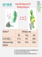 ỨNG DỤNG CNTT TRONG QUẢN lý KHÁNG SINH BỆNH VIỆN XU HƯỚNG và GIẢI PHÁP 